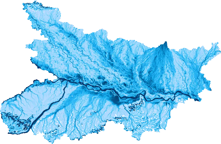 Bihar flood map