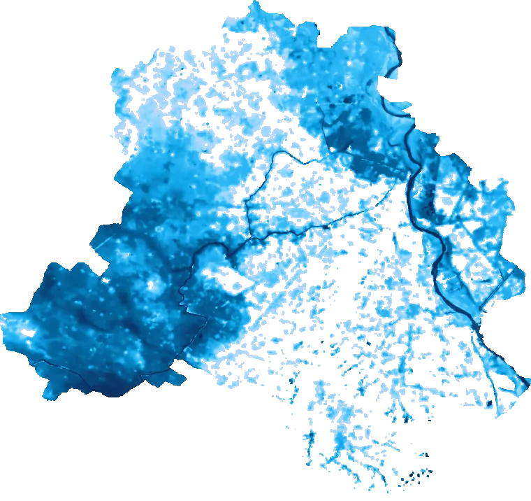 Delhi flood map