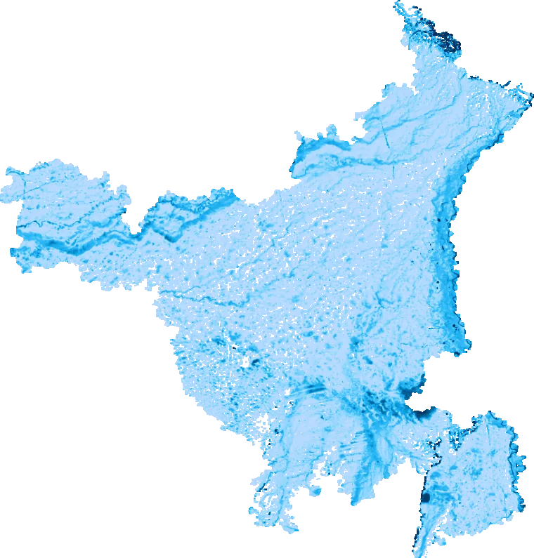 Haryana flood map
