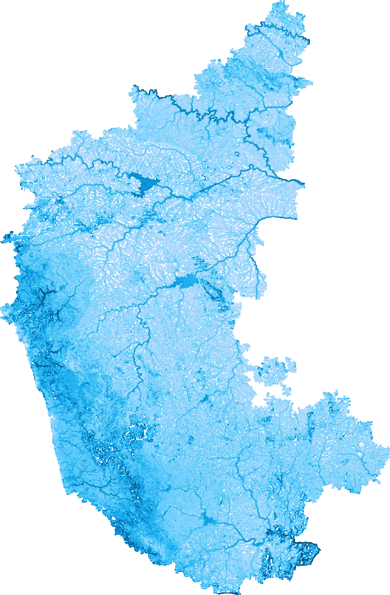 Karnataka flood map