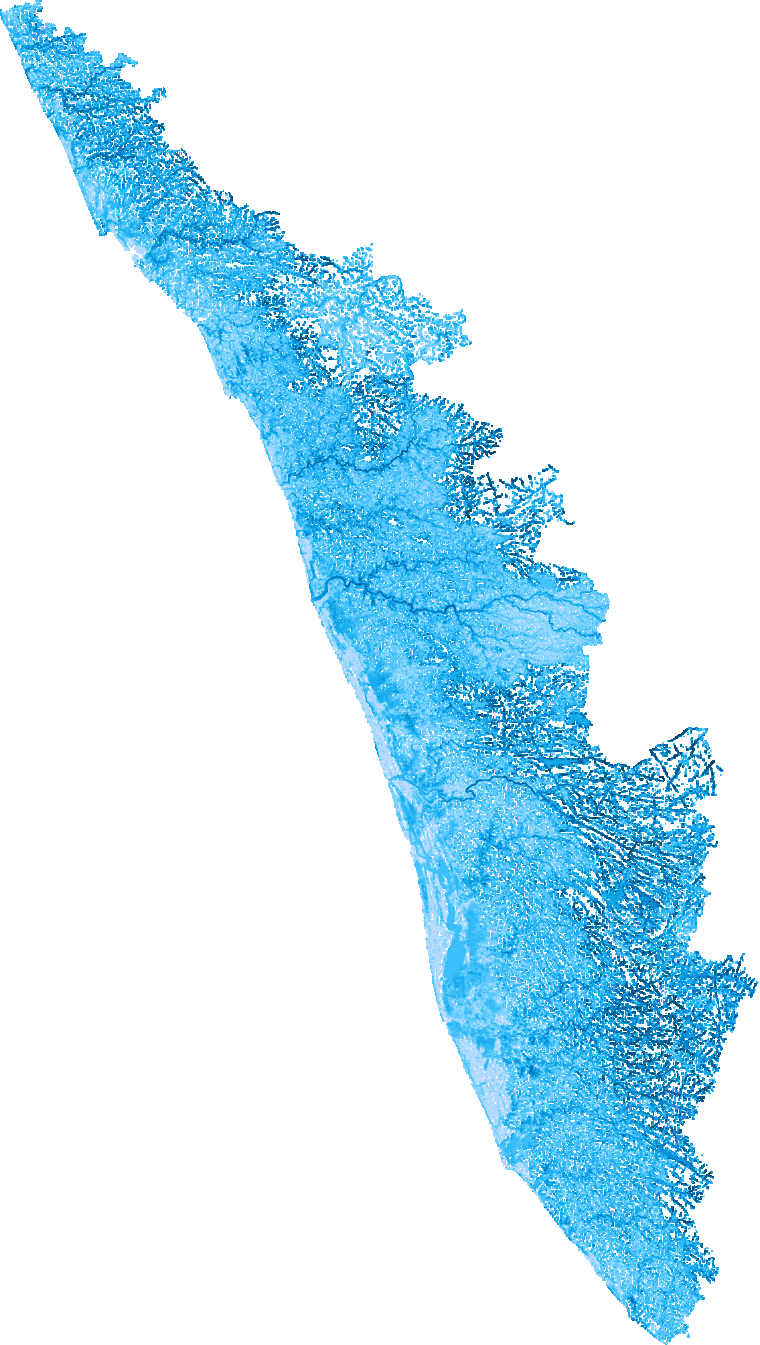 Kerala flood map